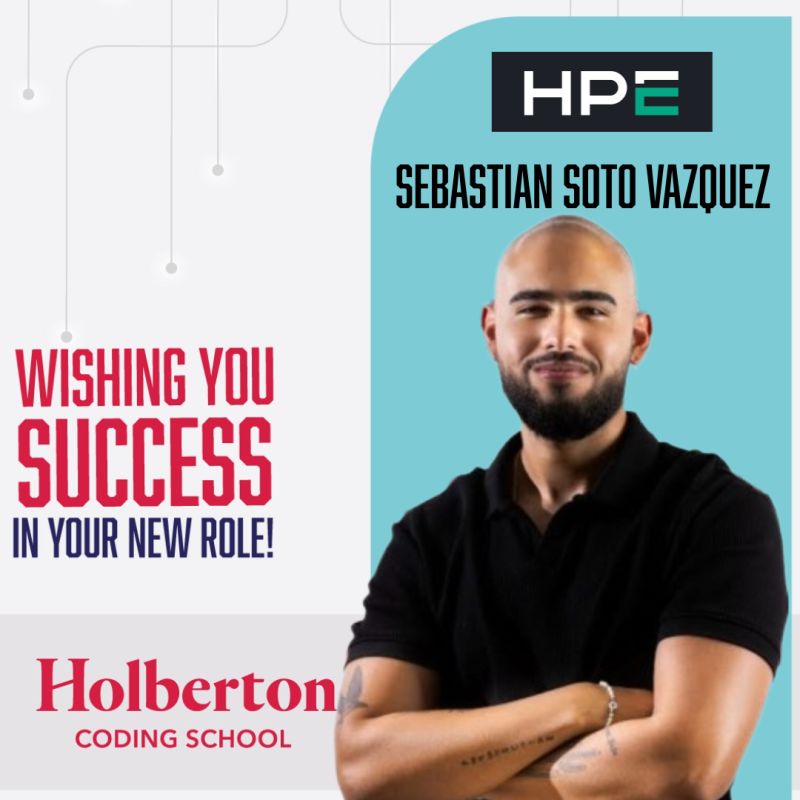 Holberton graduate at work